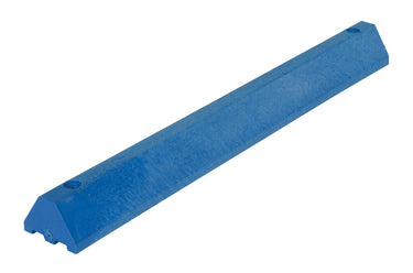 CAR STOP RECYCLED PLASTIC BLUE 48 IN - Model CS-S48-B